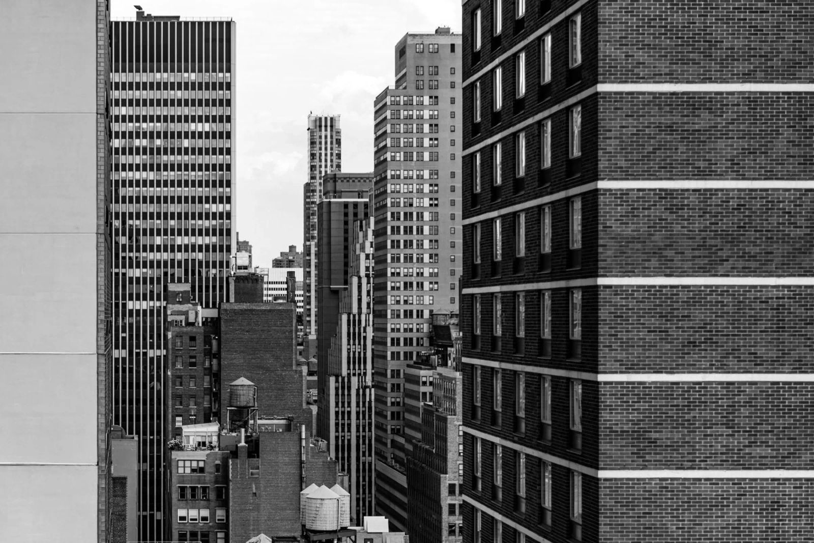 façades de la ville de new york art poster de Carinaprint