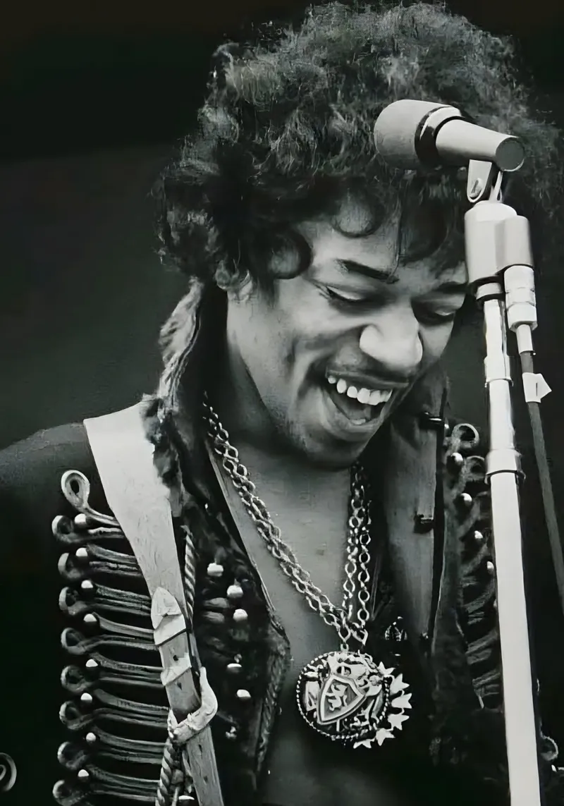 Jimi Hendrix alluminio dibond da Type & Tape