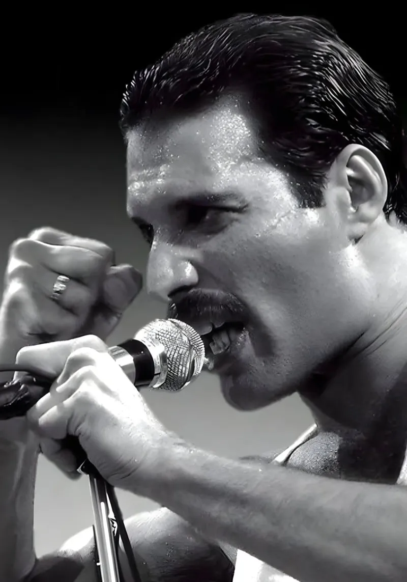 Freddie Mercury carta hahnemühle da Type & Tape