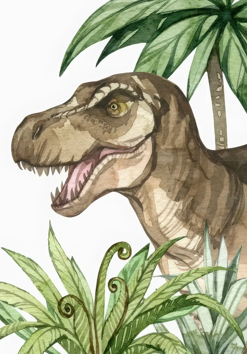T- Rex Hunt alluminio dibond da Panait Ivascu