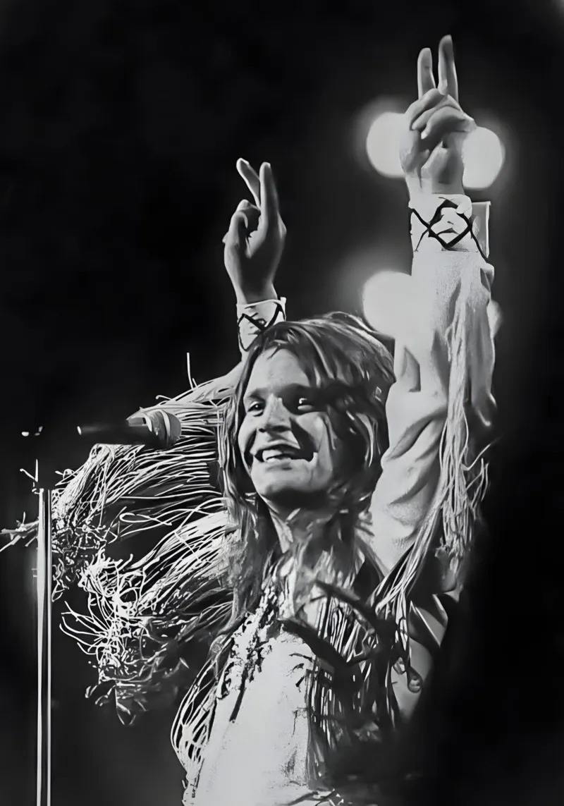 Ozzy Osbourne alluminio dibond da Type & Tape