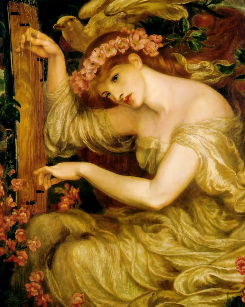 Dante Gabriel Rossetti - A Sea Spell pellicola backlit da Timeless Artworks