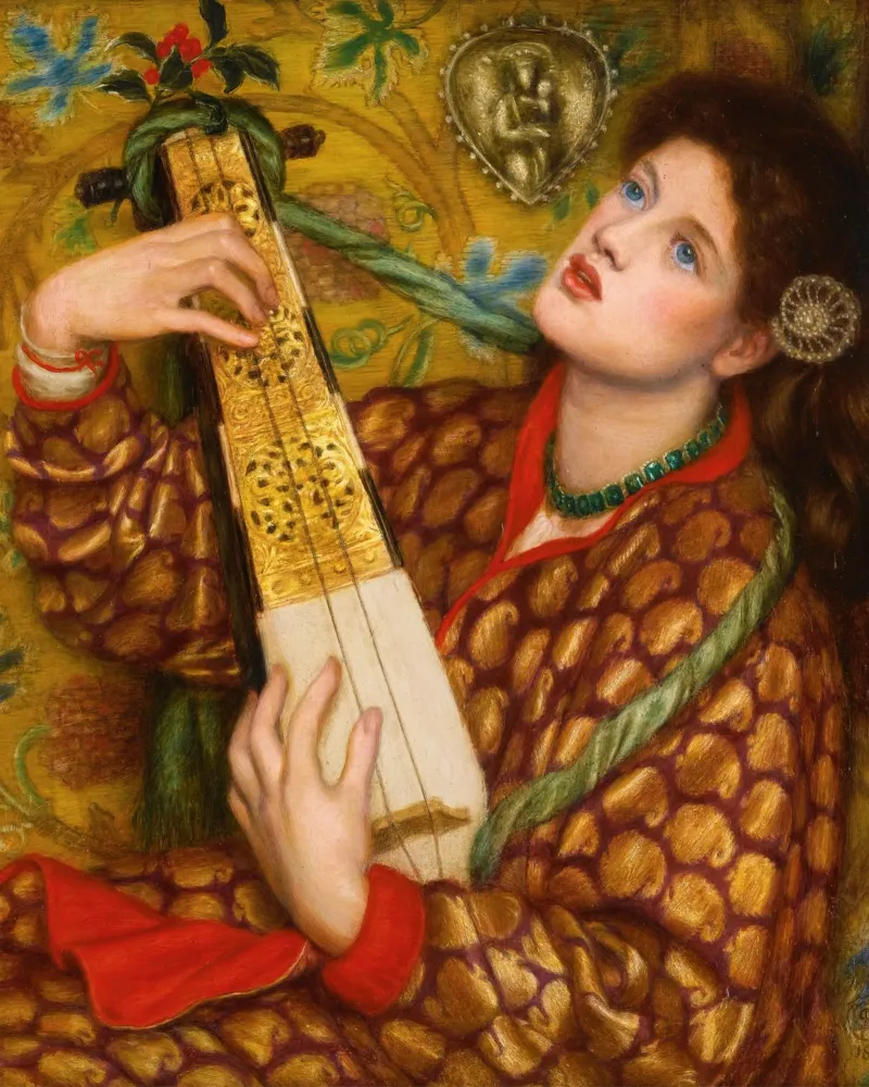 Dante Gabriel Rossetti - Cuento de Navidad hahnemühle de Timeless Artworks
