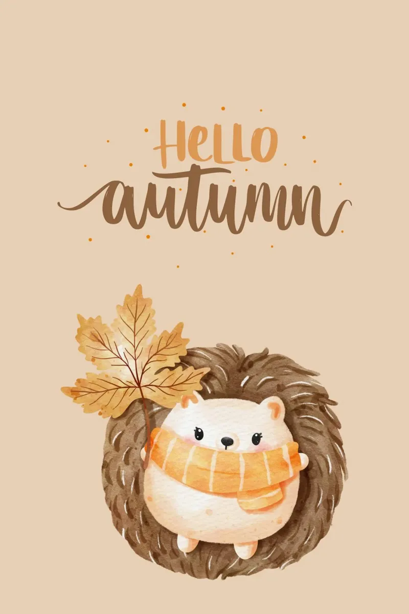 Hello Autumn carta hahnemühle da AESTHETIC VIBES by Isabel