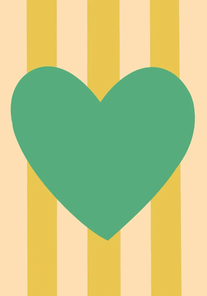 Cuore verde 02 carta hahnemühle da Art House