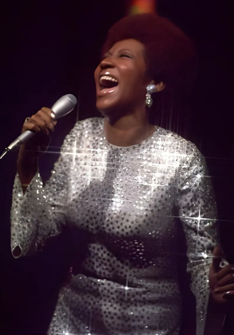 Aretha Franklin alluminio dibond da The Poster Hub
