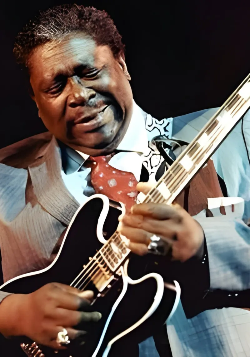 B.B King alluminio dibond da The Poster Hub