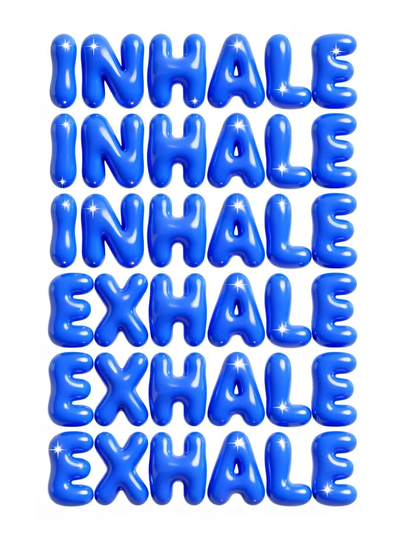 Inhale Exhale pellicola backlit da Attaboy Dsgn