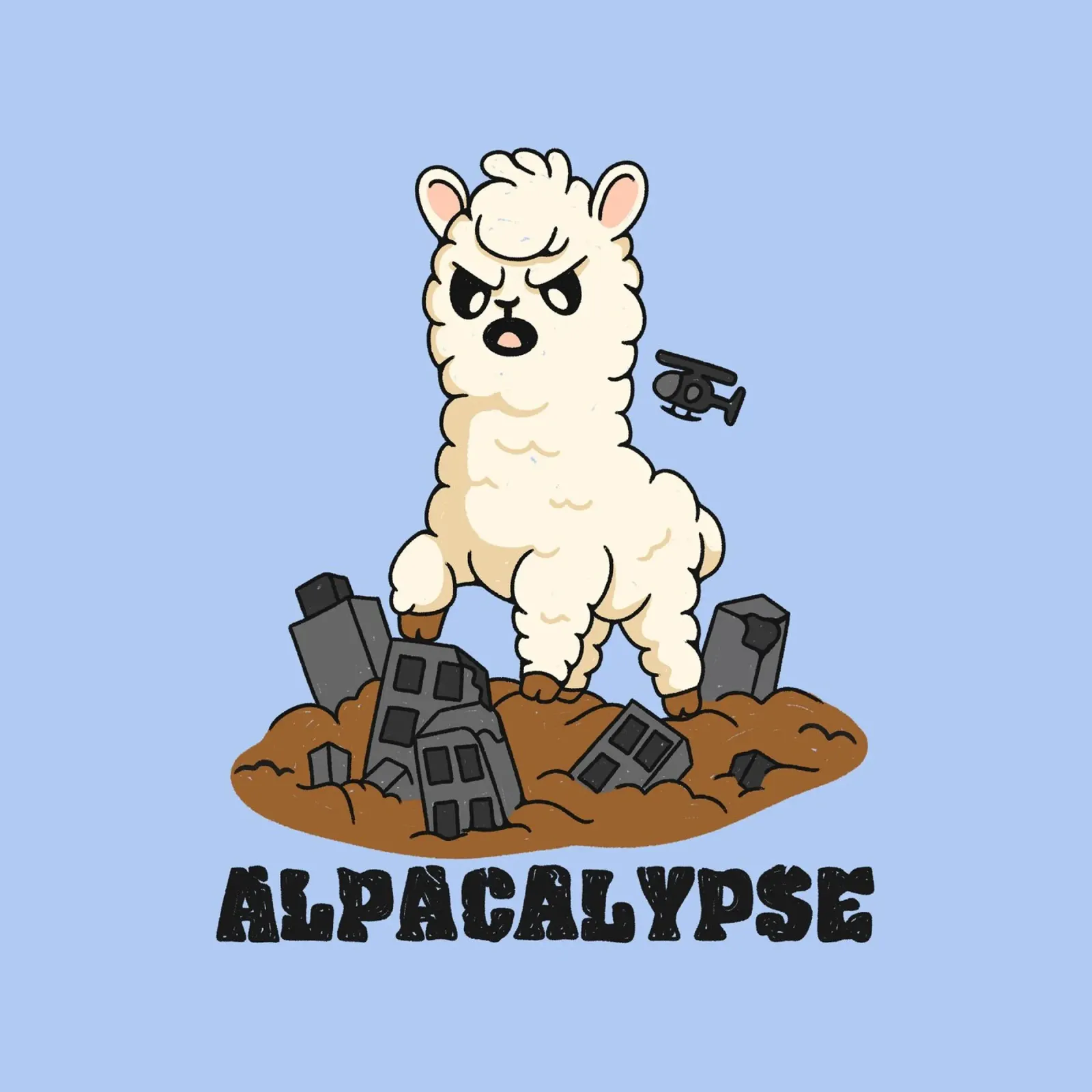 Alpacalypse pellicola backlit da Loobs