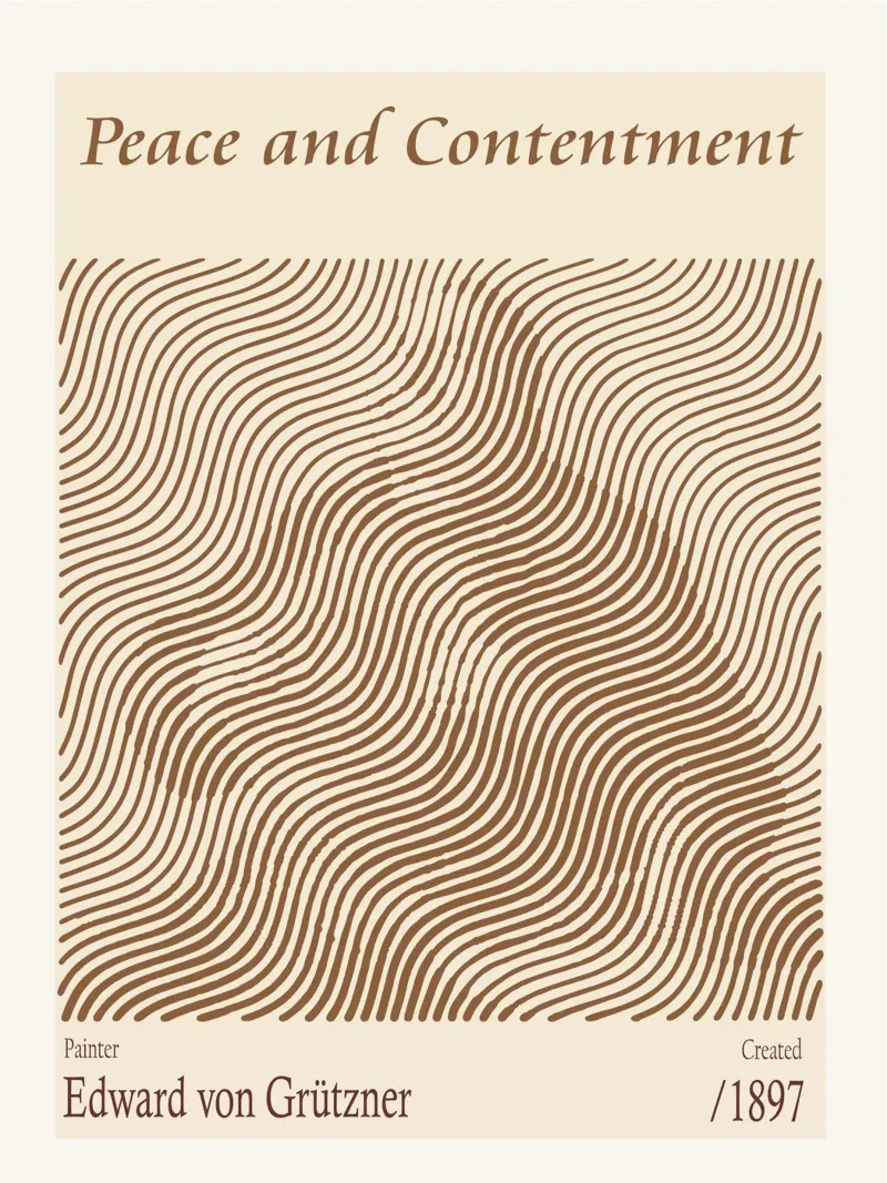 Pace e soddisfazione - Edward von Grützner carta hahnemühle da Doa Project