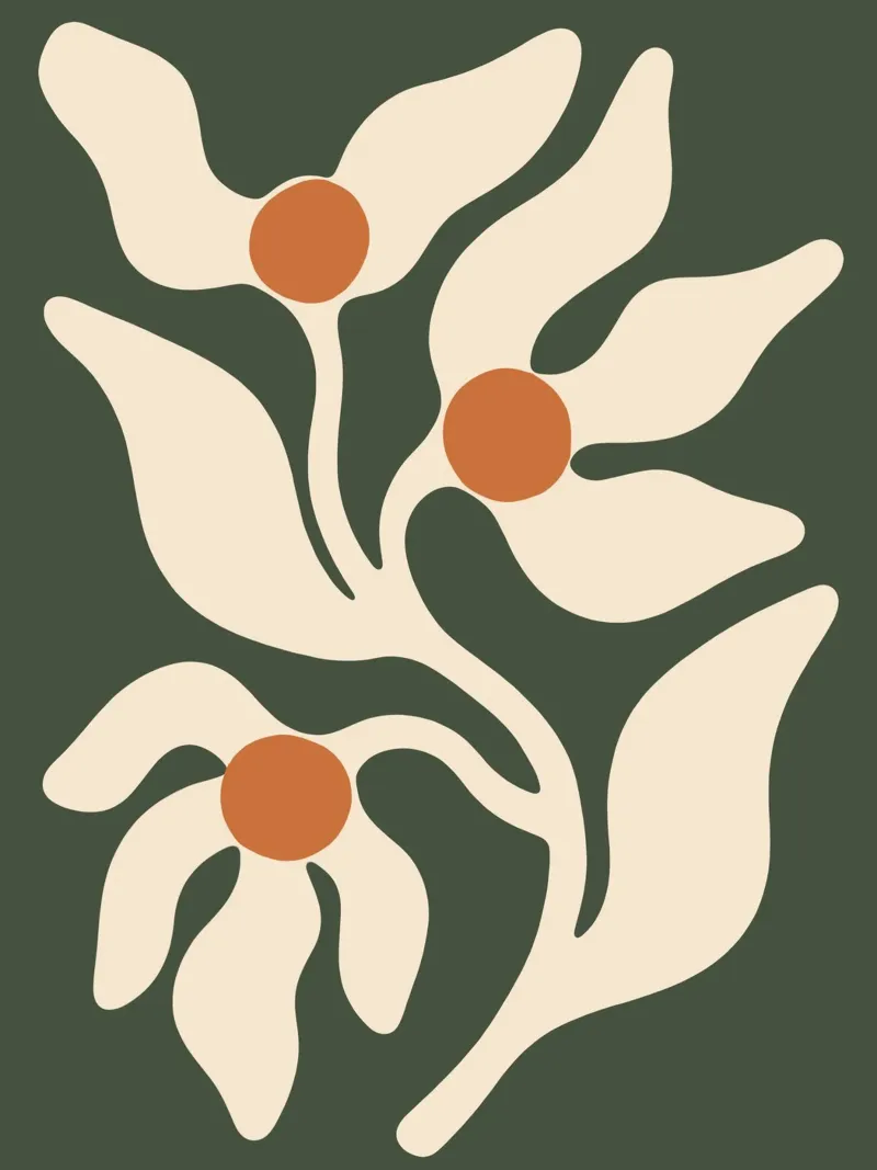 Retro Boho Floral pellicola backlit da Attaboy Dsgn