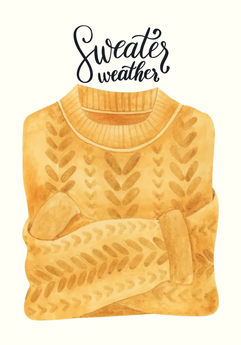 Sweater weather pellicola backlit da PinkCandyWalls