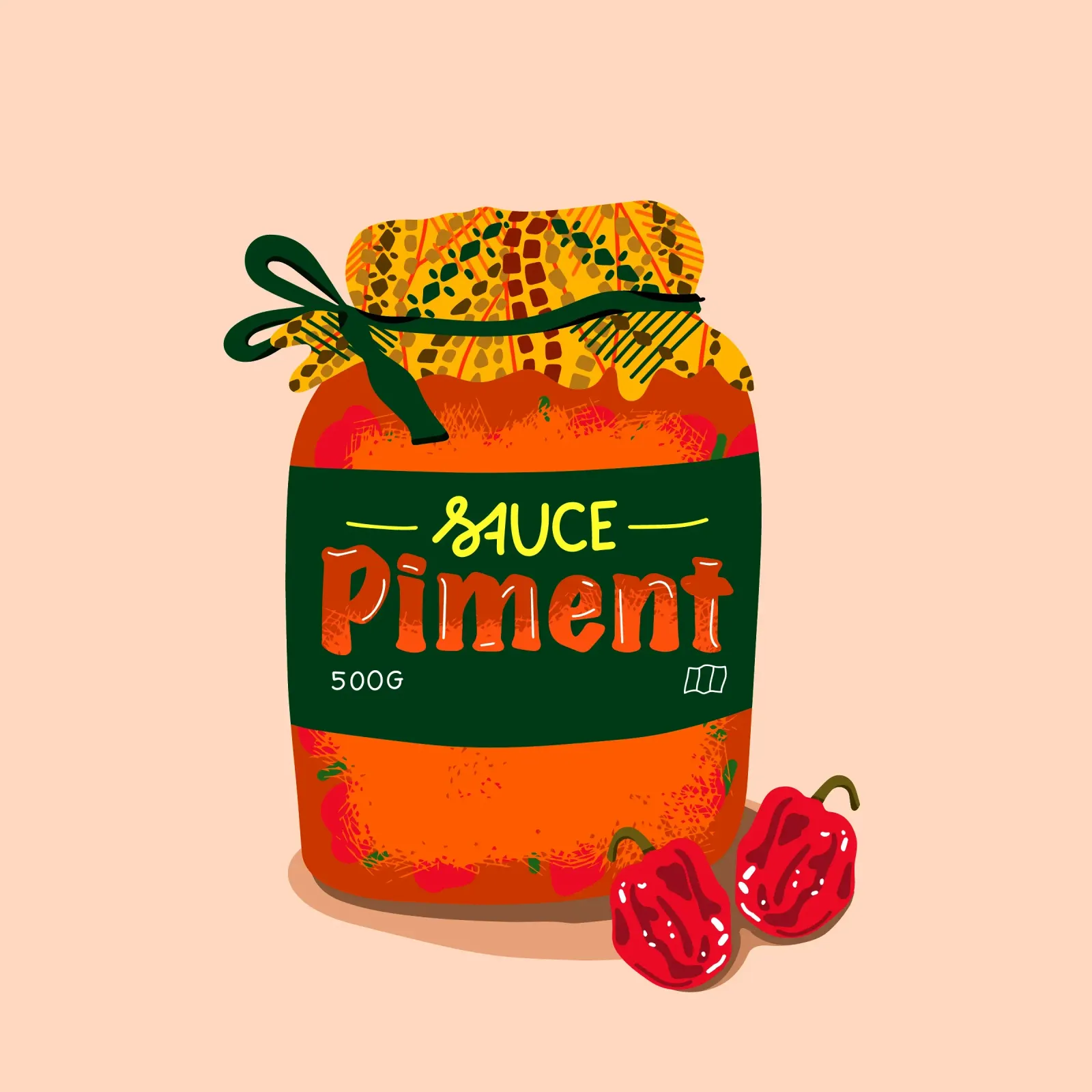 Salsa piment carta hahnemühle da Keva Epale