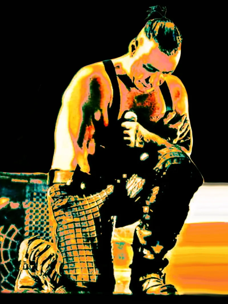 Till Lindemann arte pellicola backlit da Lembayung art