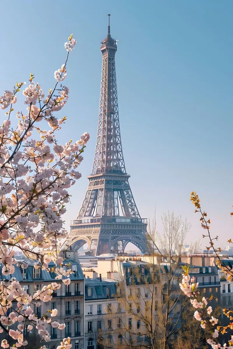 Primavera a Parigi alluminio dibond da M-Ulrich-Digital Art