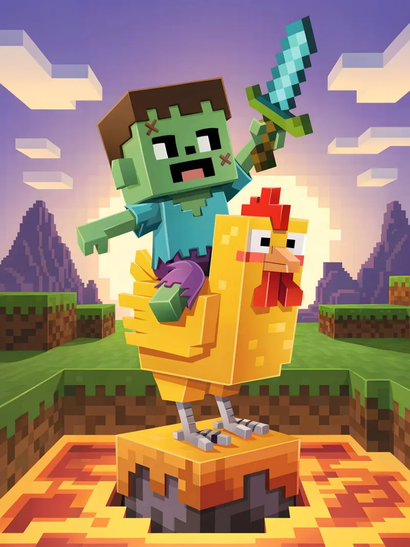 Minecraft carta hahnemühle da Stellar Creative