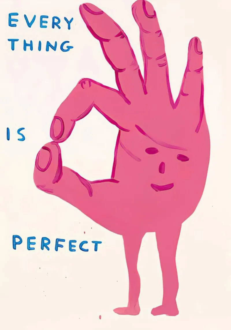 Tutto è perfetto carta hahnemühle da Sandra