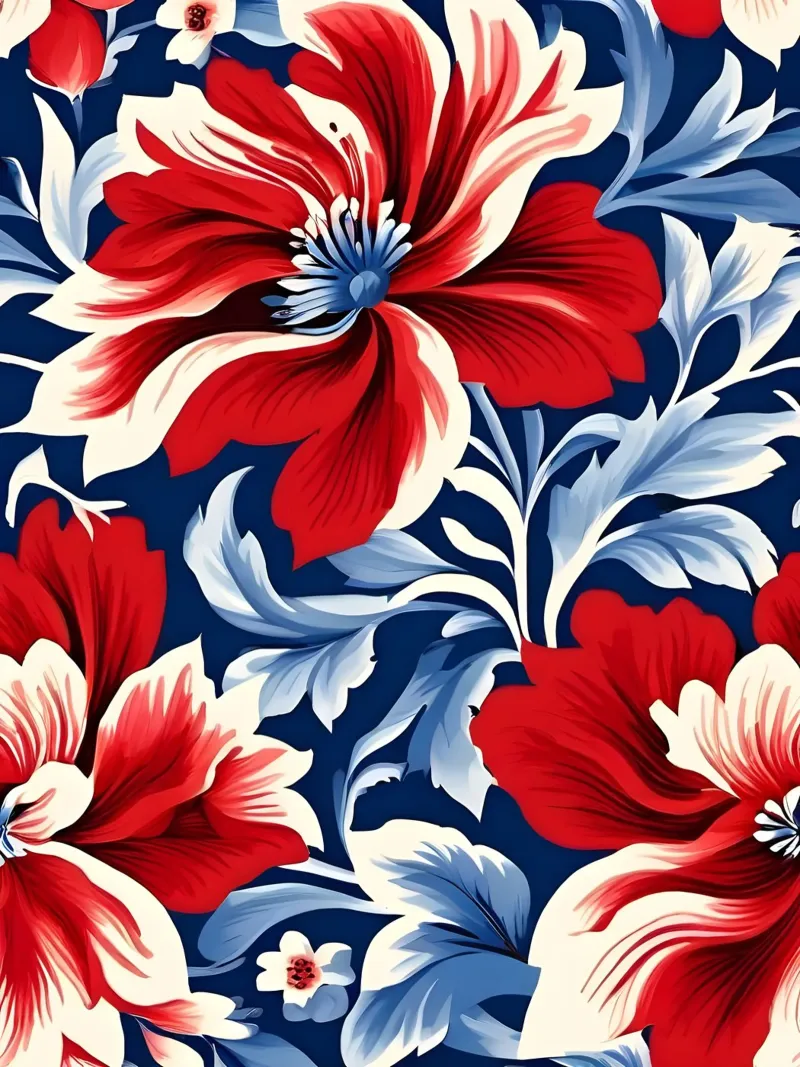Lebendiger Blumenteppich Poster von Artistic-shop