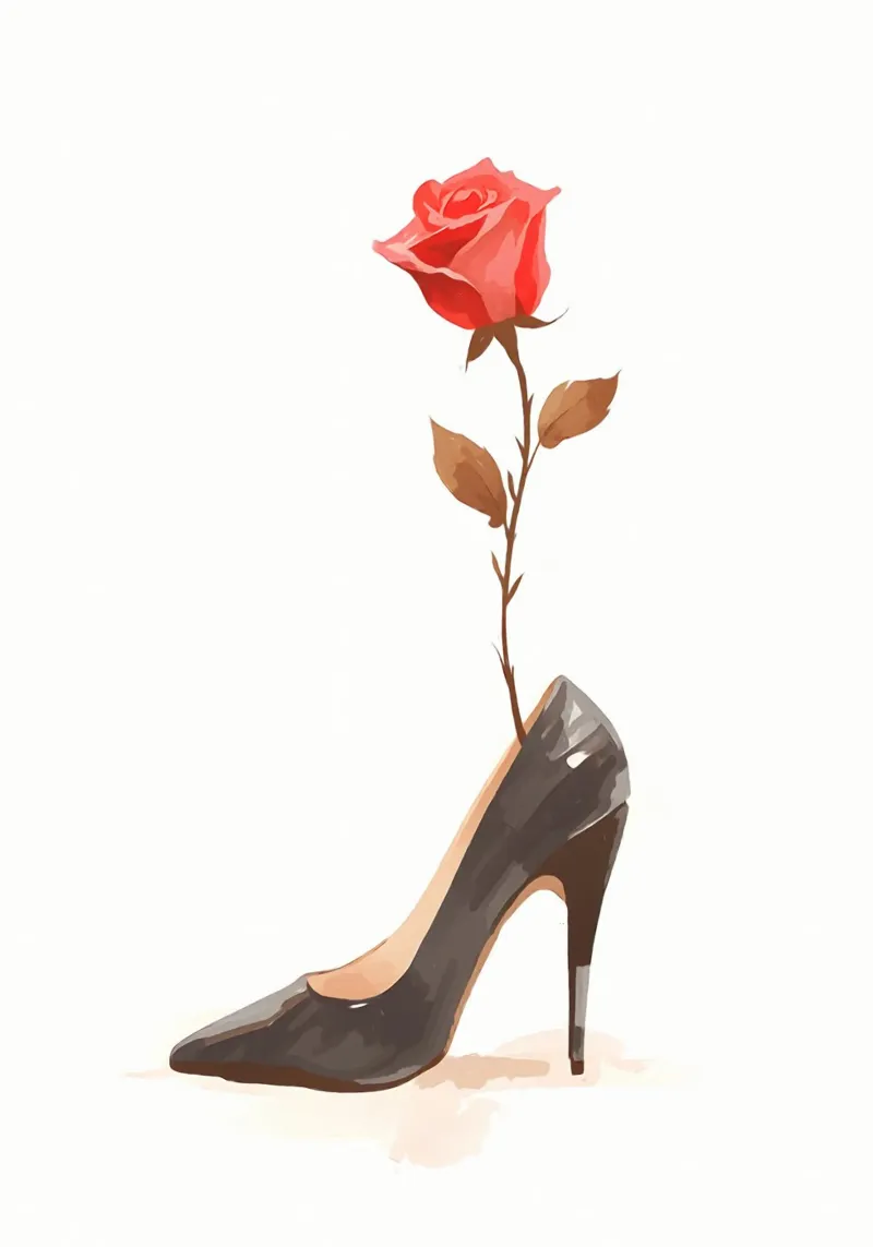 Rose & Sole alluminio dibond da Bloom And Brush