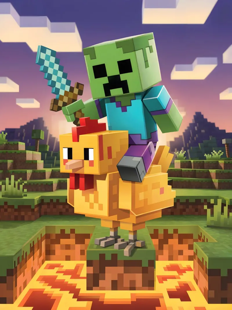 Minecraft carta hahnemühle da Stellar Creative