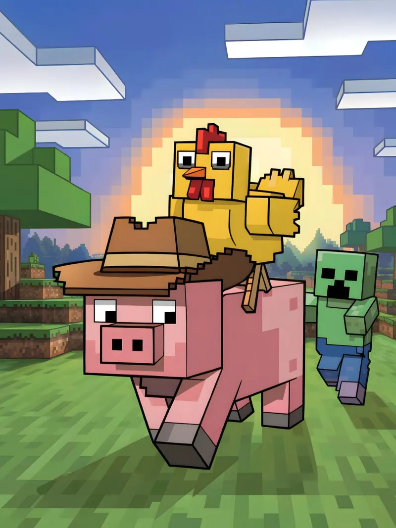 Minecraft plexiglass da Stellar Creative