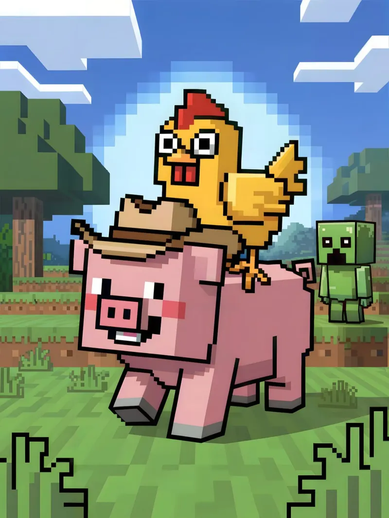 Minecraft carta hahnemühle da Stellar Creative