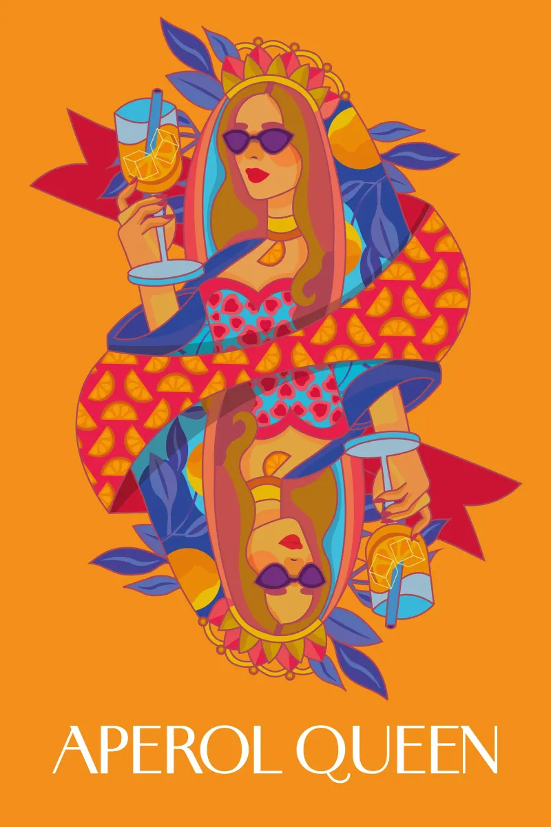 Poster Aperol Queen poster da Ana Paniagua Design