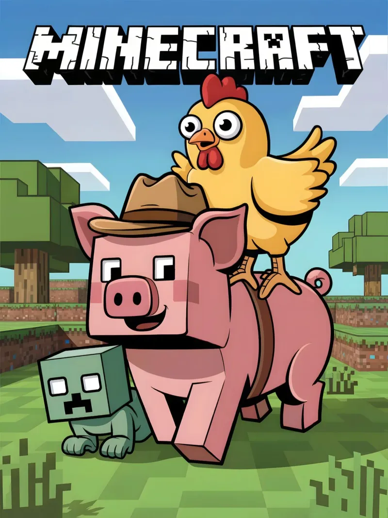 Minecraft alluminio dibond da Stellar Creative
