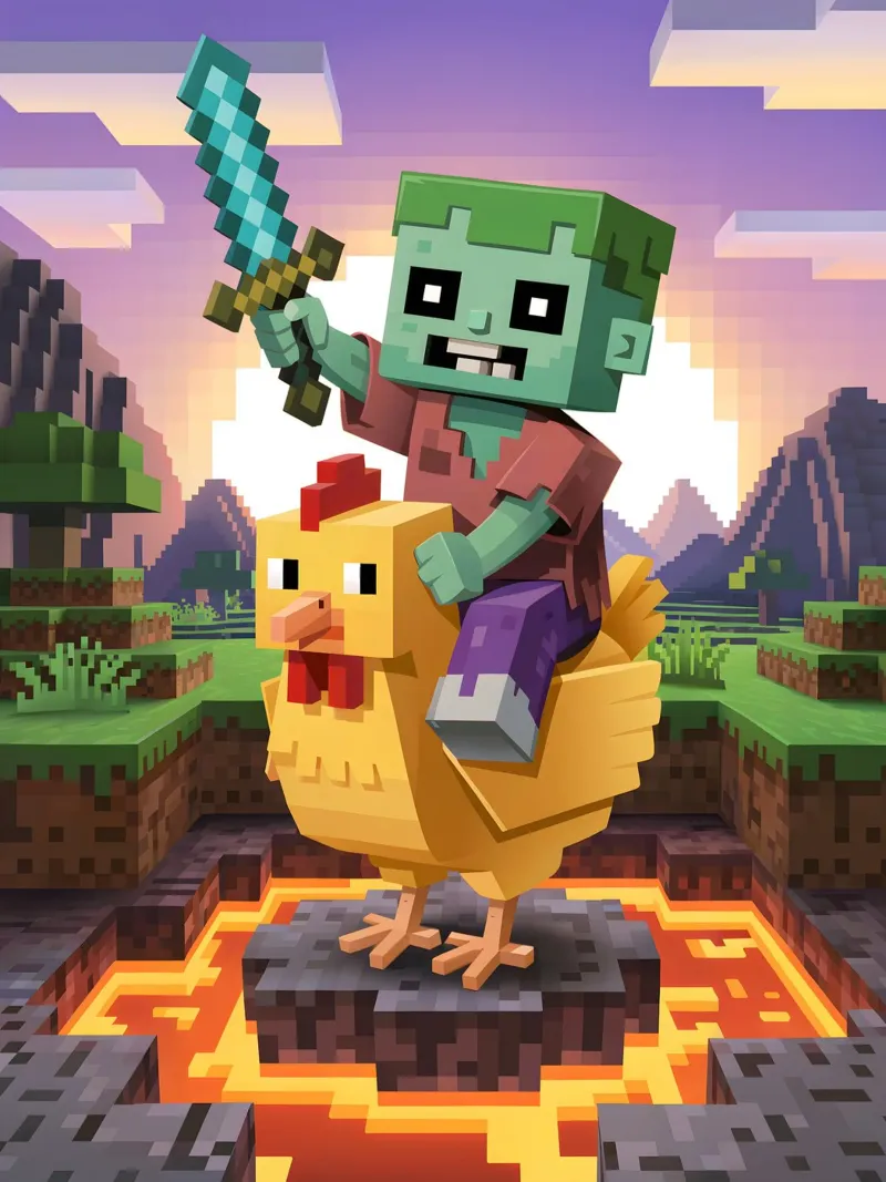 Minecraft carta hahnemühle da Stellar Creative