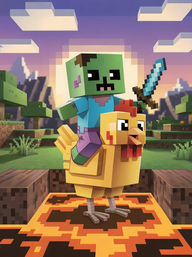 Minecraft carta hahnemühle da Stellar Creative