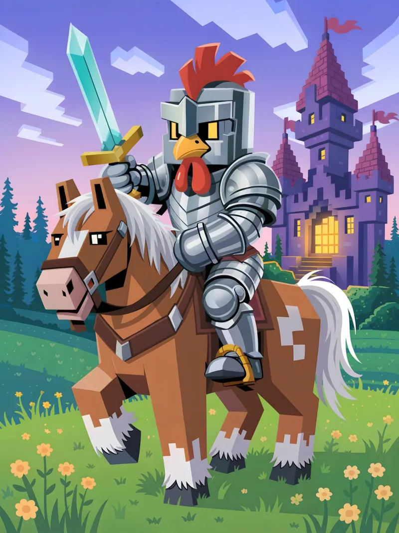 Minecraft alluminio dibond da Stellar Creative