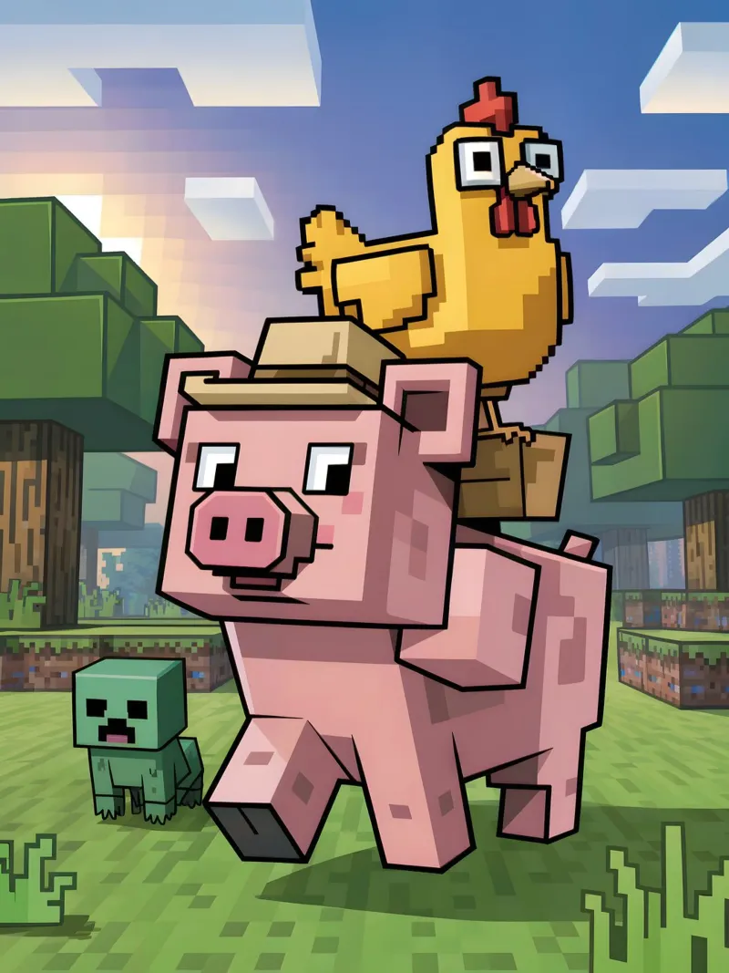 Minecraft carta hahnemühle da Stellar Creative