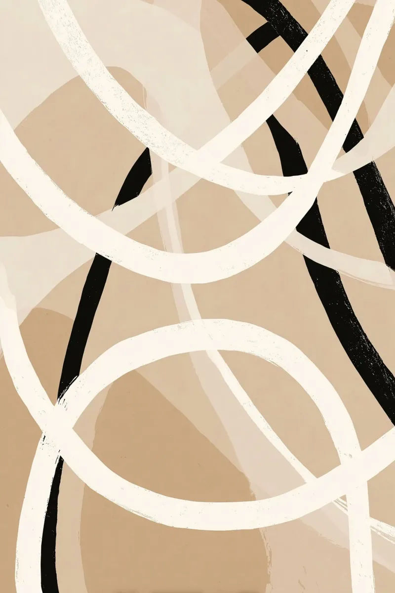 Dancing Lines No 01 carta hahnemühle da treechild