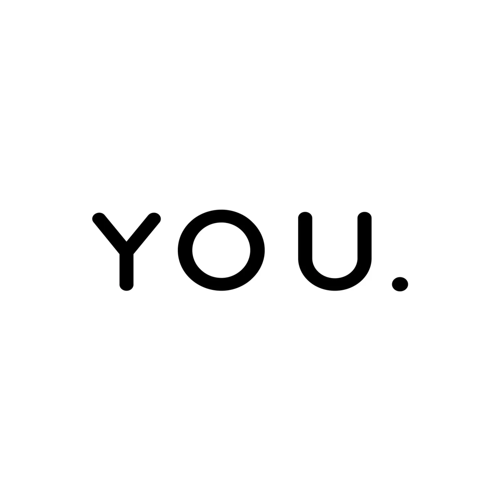 You | Minimal Romantic Typography pellicola backlit da sabidussi