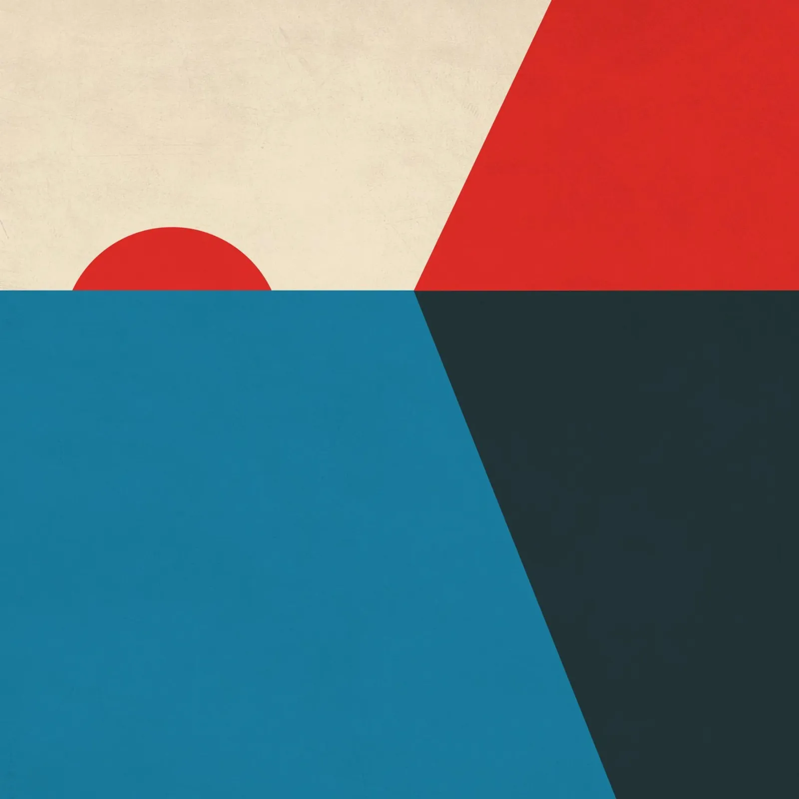 Tramonto geometrico poster da Kim Hubball Studio