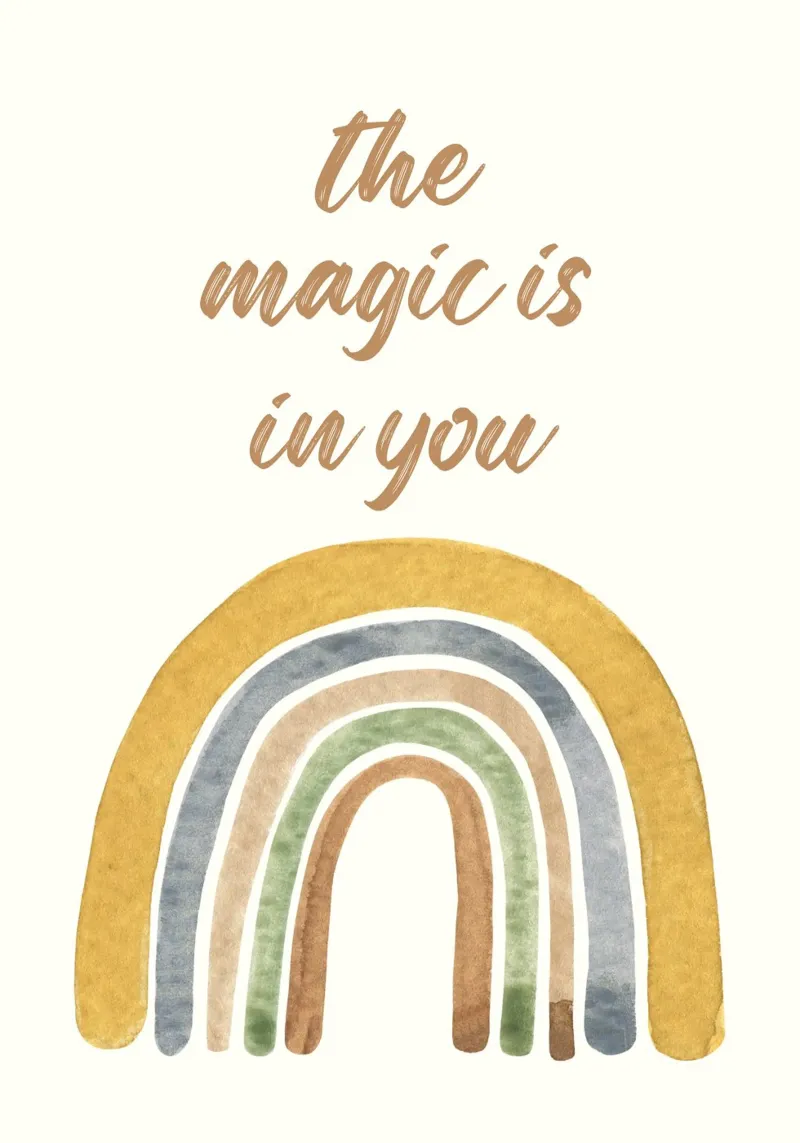 The magic is in you pellicola backlit da PinkCandyWalls