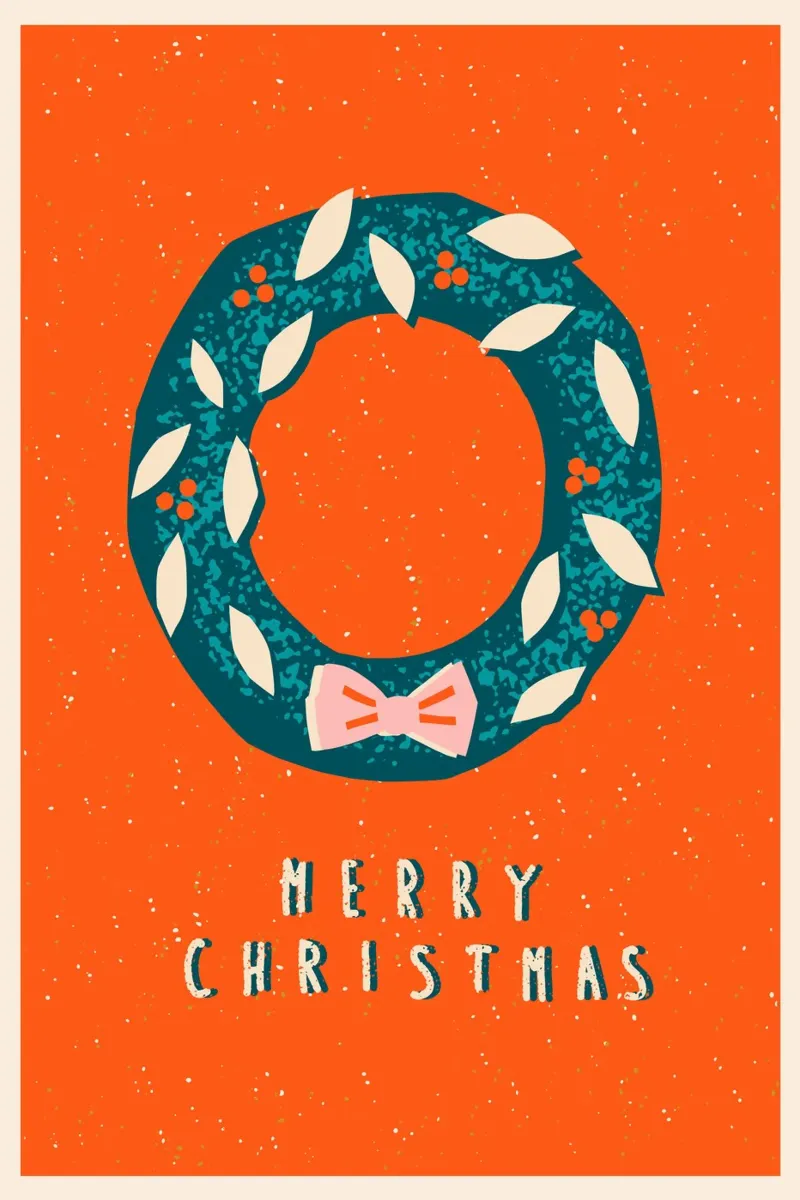 Happy Christmas No 67 carta hahnemühle da treechild