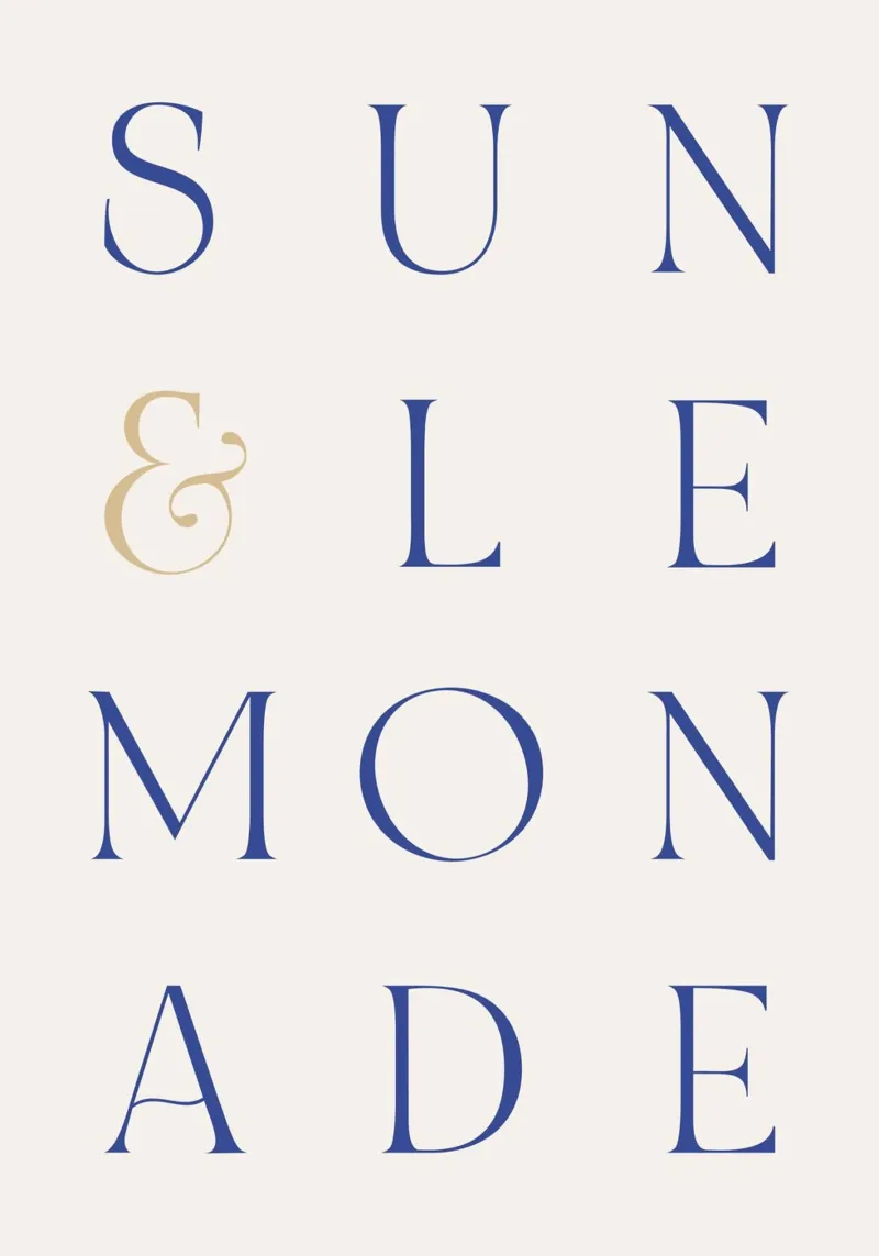 Sole e limonata plexiglass da Mia Moore