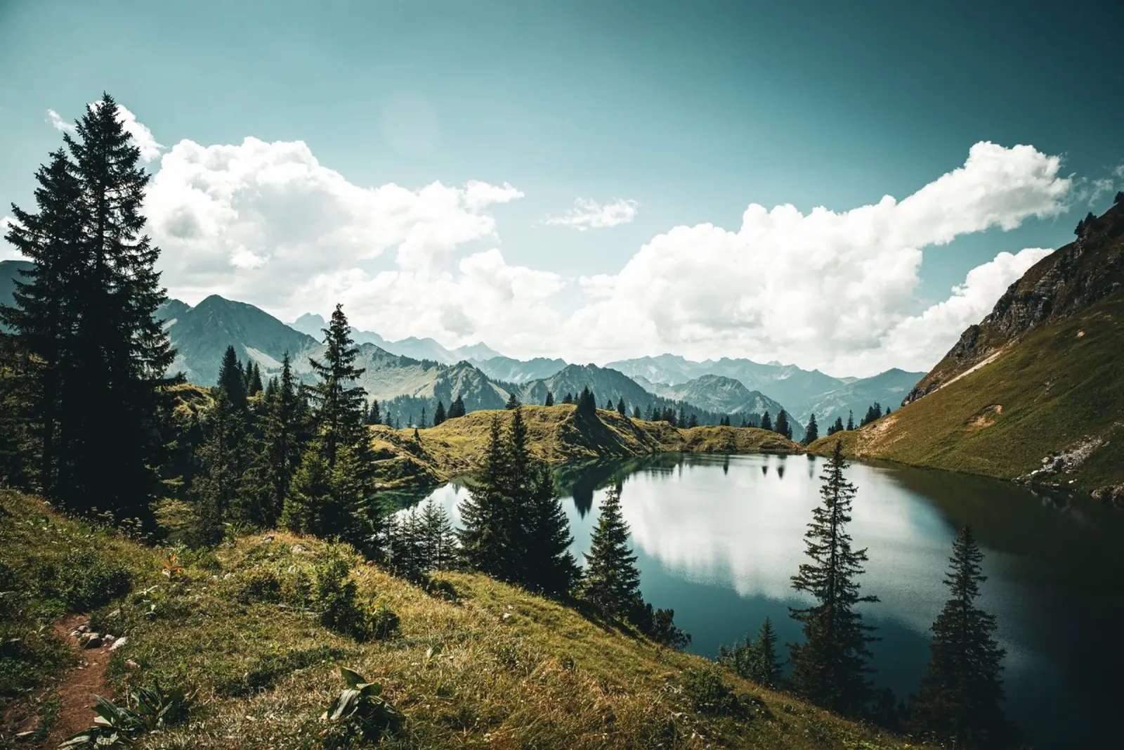 Heimat der Berge alluminio dibond da Flo Klein