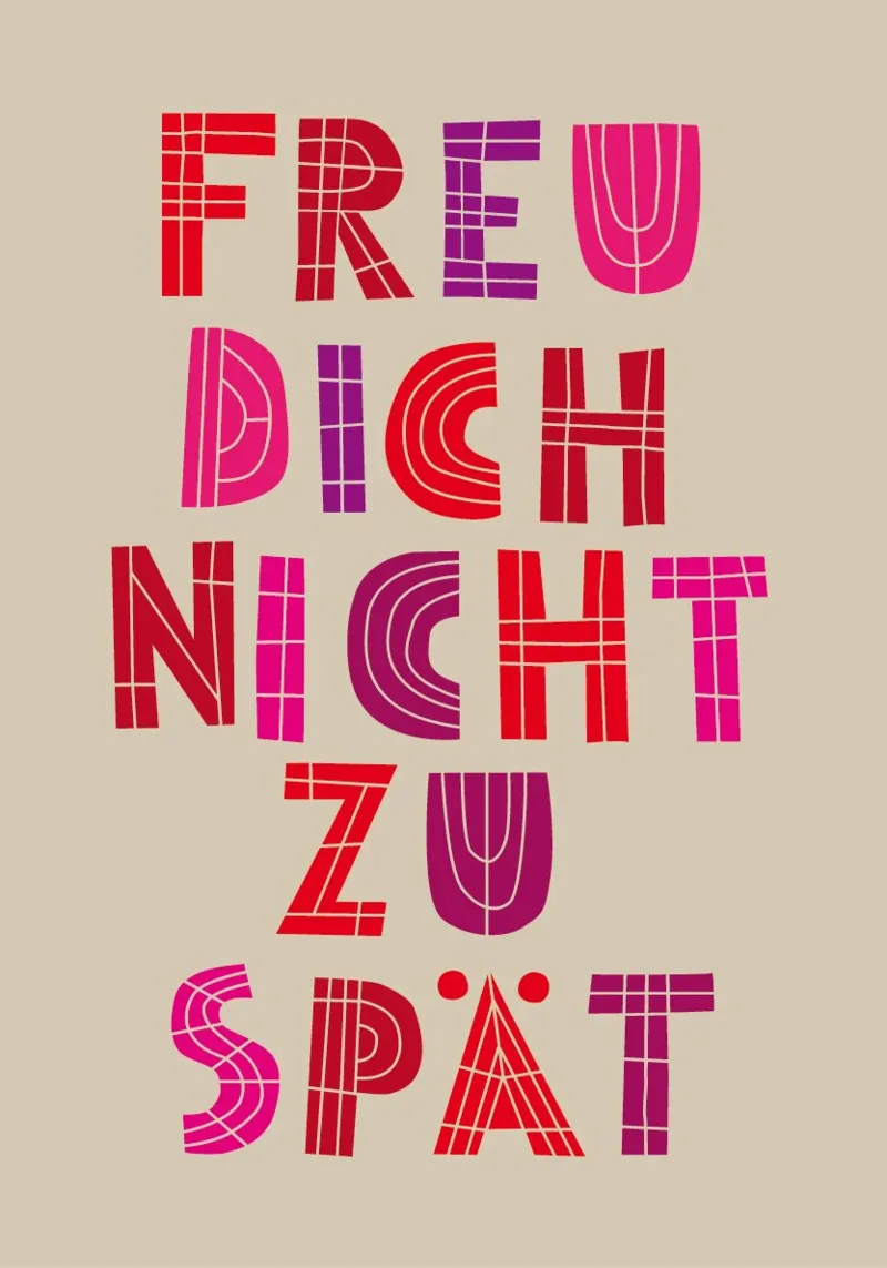 Freu dich nicht zu spät 05 tela da Art Fart