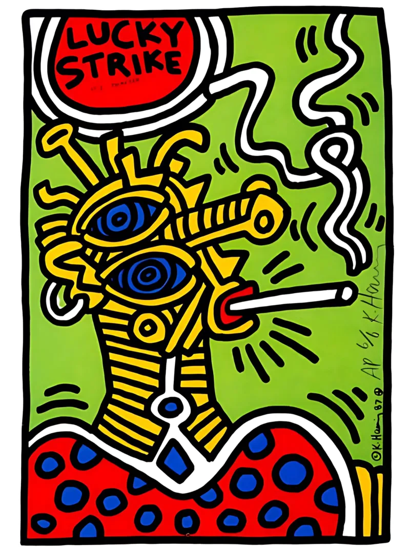 Keith Haring arte 12 alluminio dibond da domherrick1