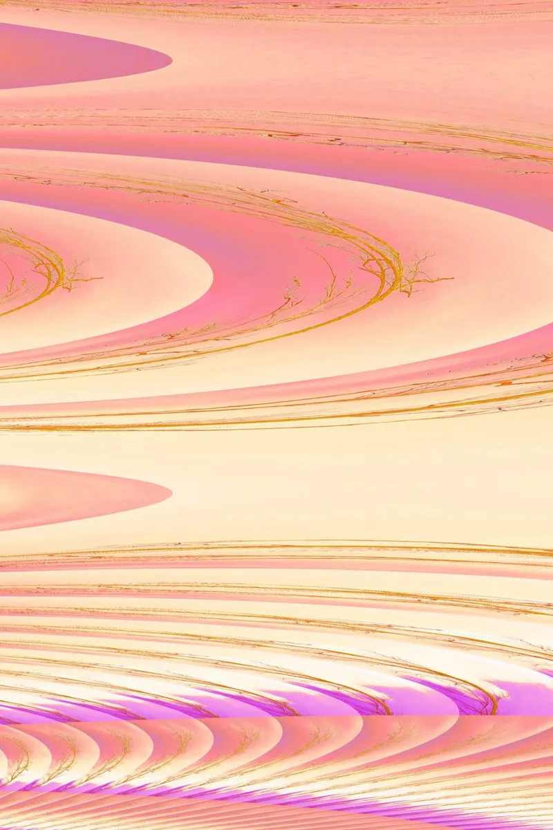 Motivo dinamico astratto in rosa, viola e giallo. tela da Something for you
