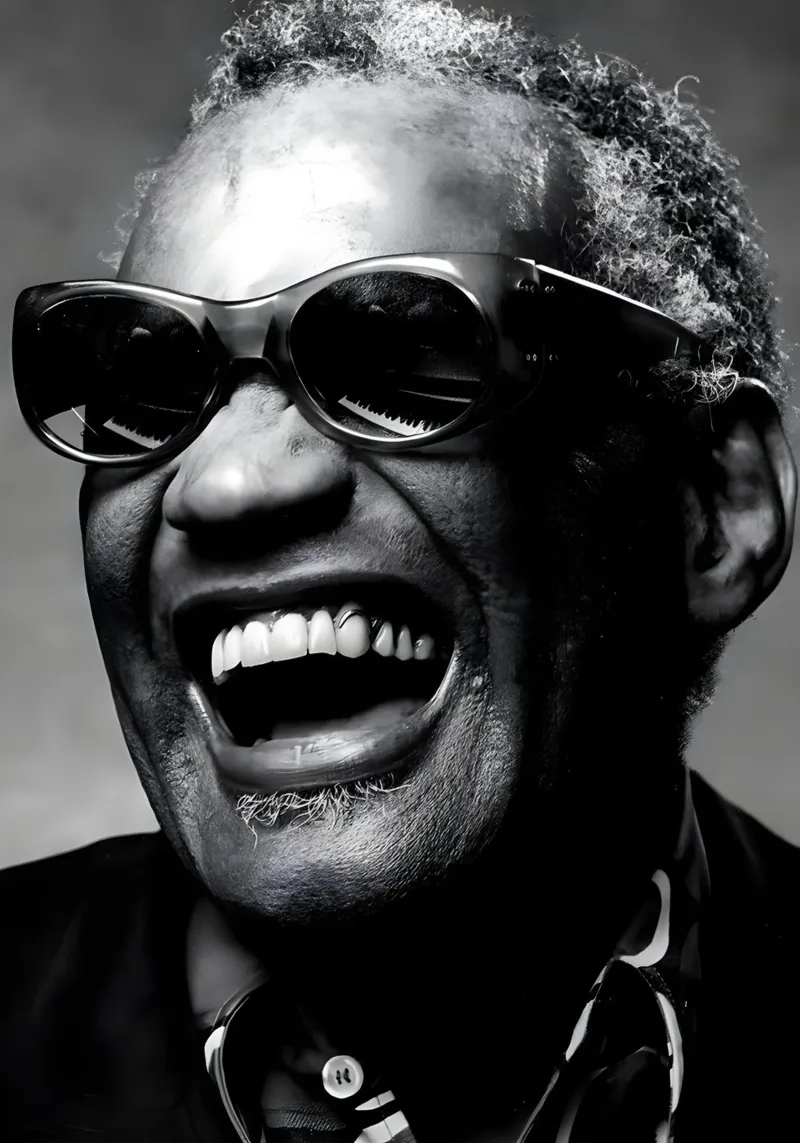 Ray Charles carta hahnemühle da Type & Tape