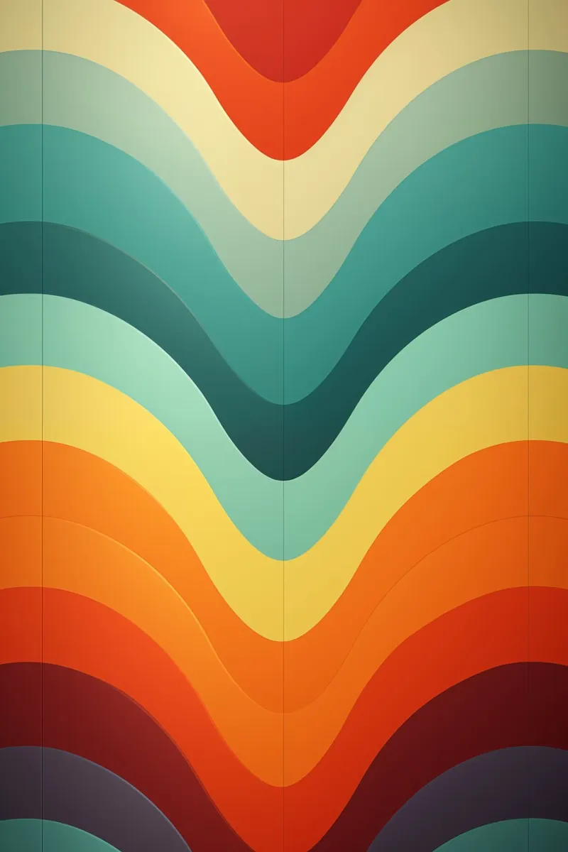 The 70s are back | Mid-Century Op-Art hahnemühle by Autofocus