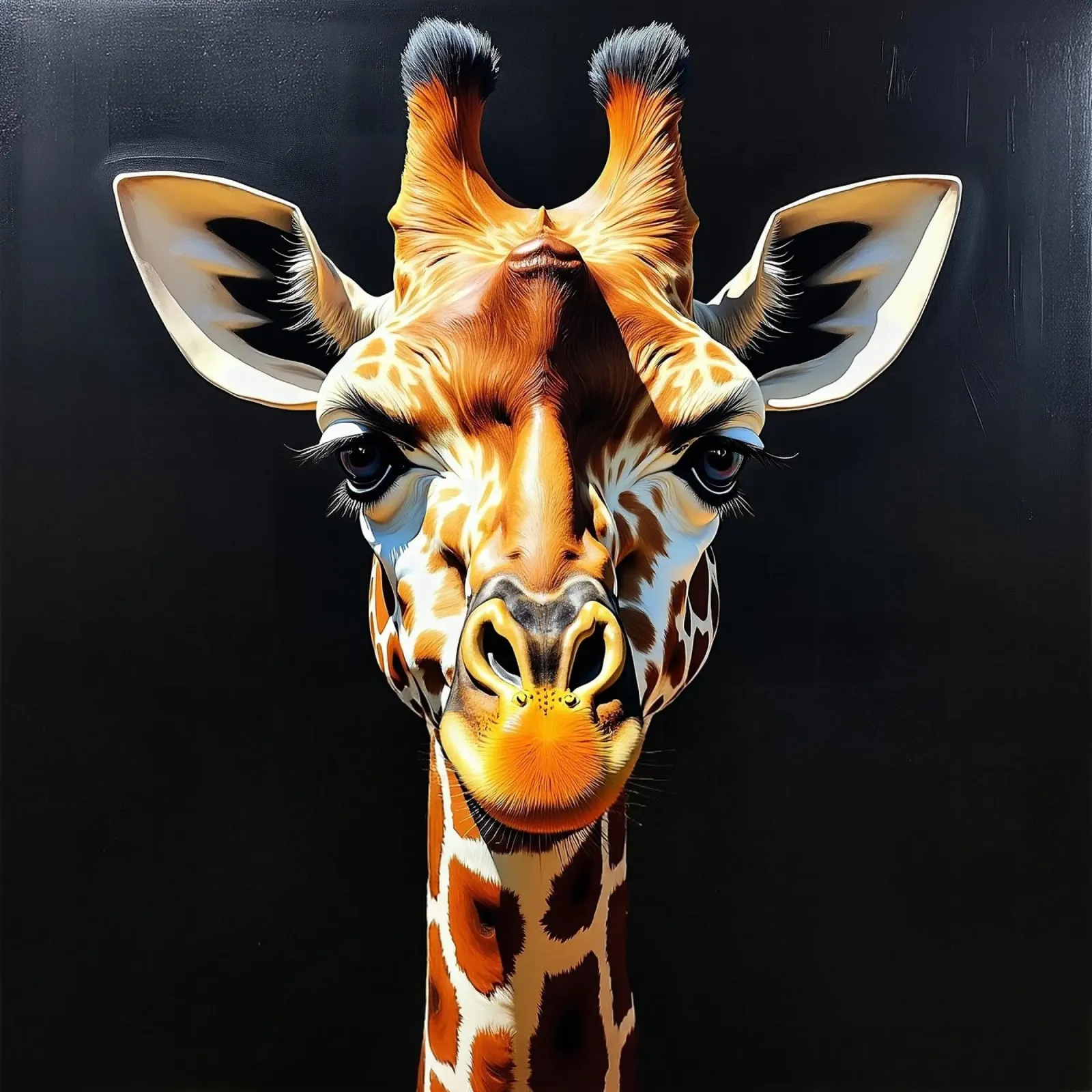 Giraffa_1 alluminio dibond da Tierisch bunt by LK