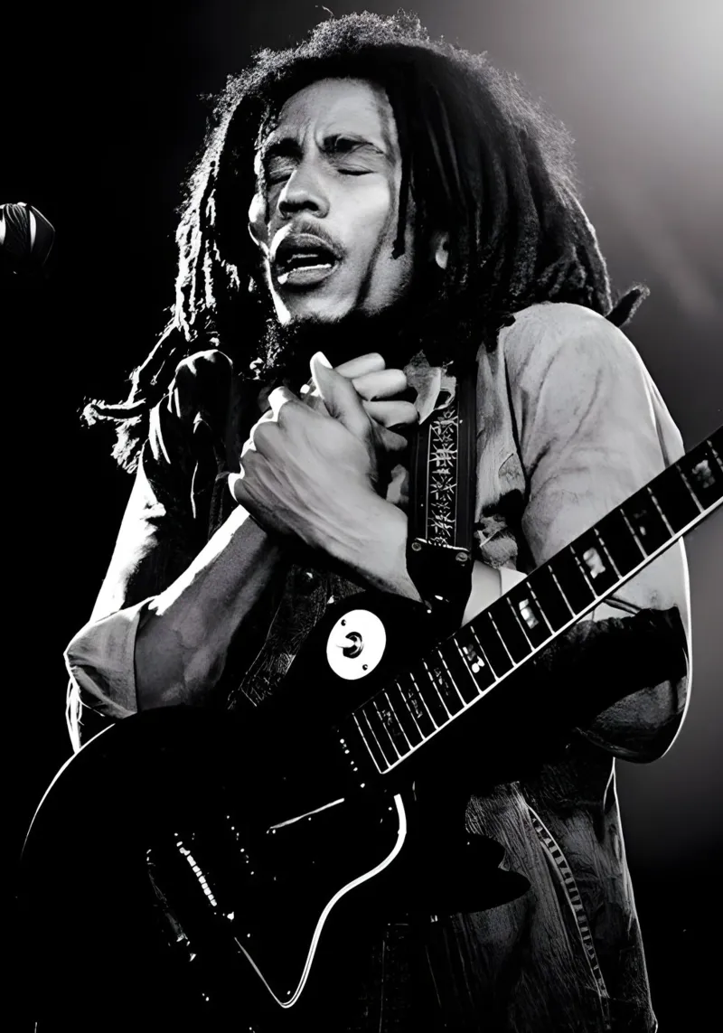 Bob Marley carta hahnemühle da Type & Tape