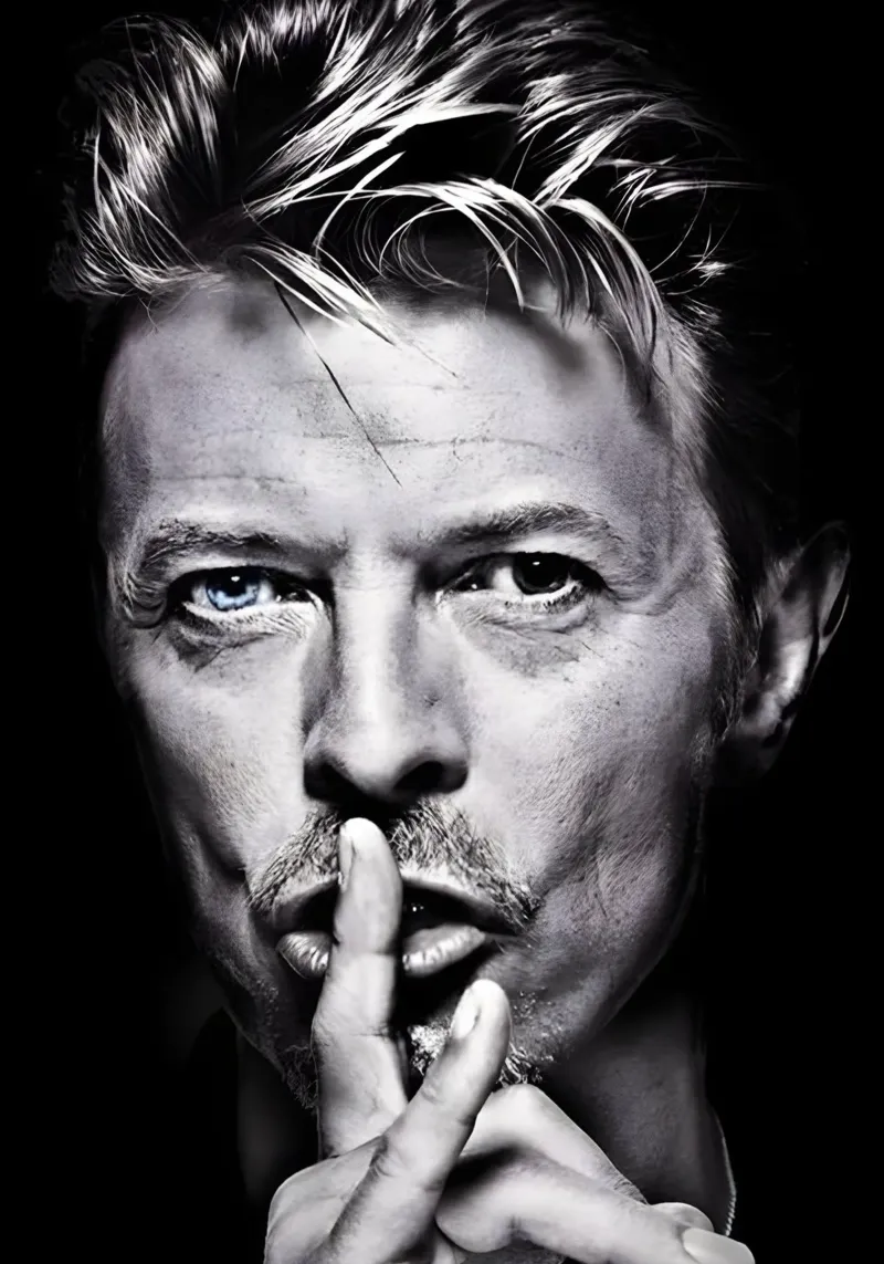 David Bowie carta hahnemühle da Type & Tape