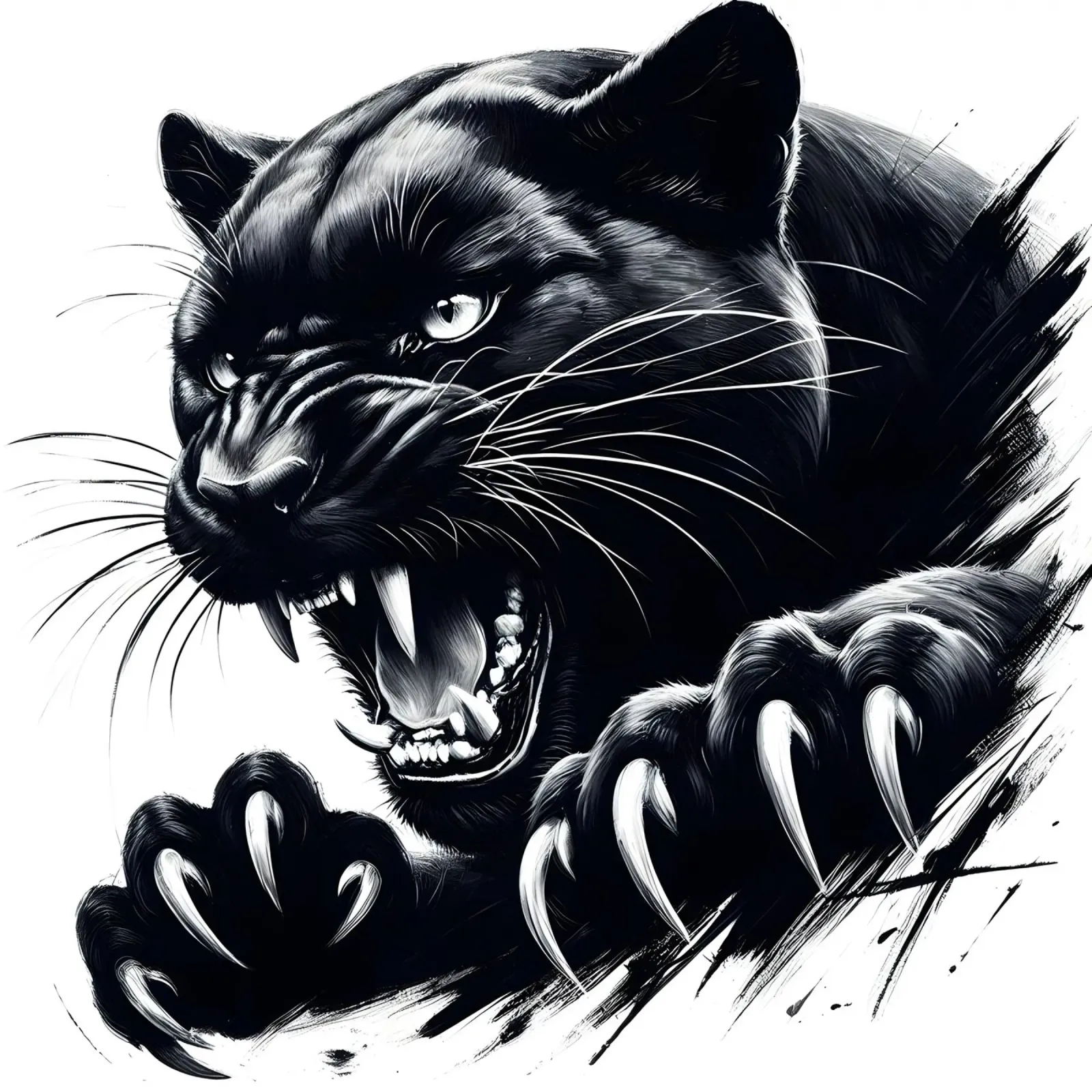 BLACK PANTHER ROAR placa de forex de ARTOMATIC