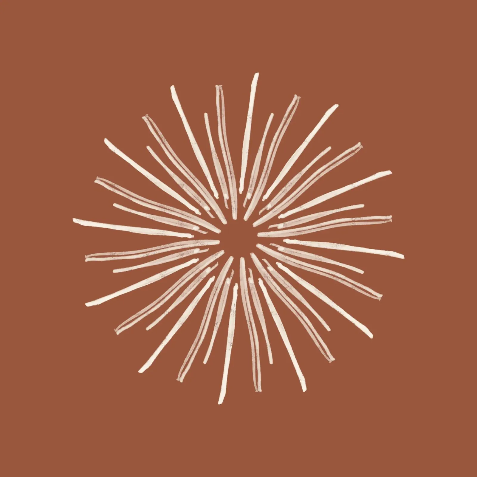 Elements Seasons | Fire Sun Summer | Abstract Illustration poster con telaio in plastica da sabidussi