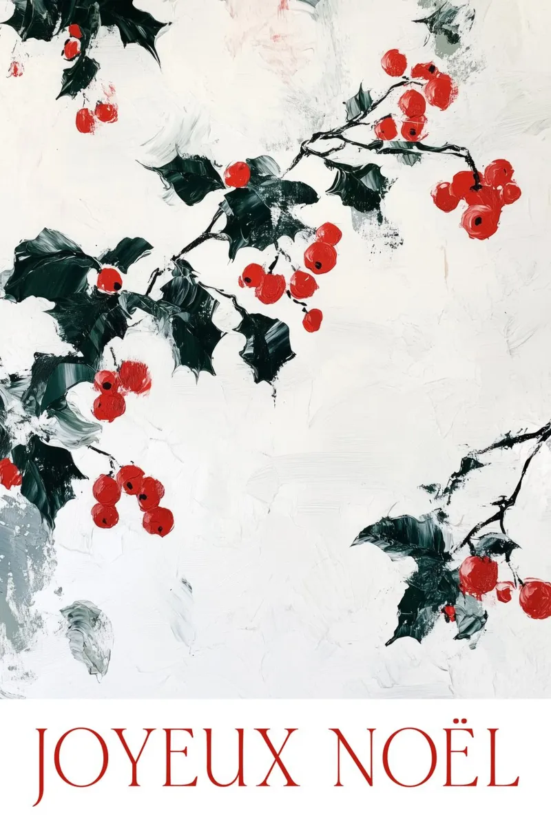 Joyeux Noel (Mistletoe) plexiglass da treechild